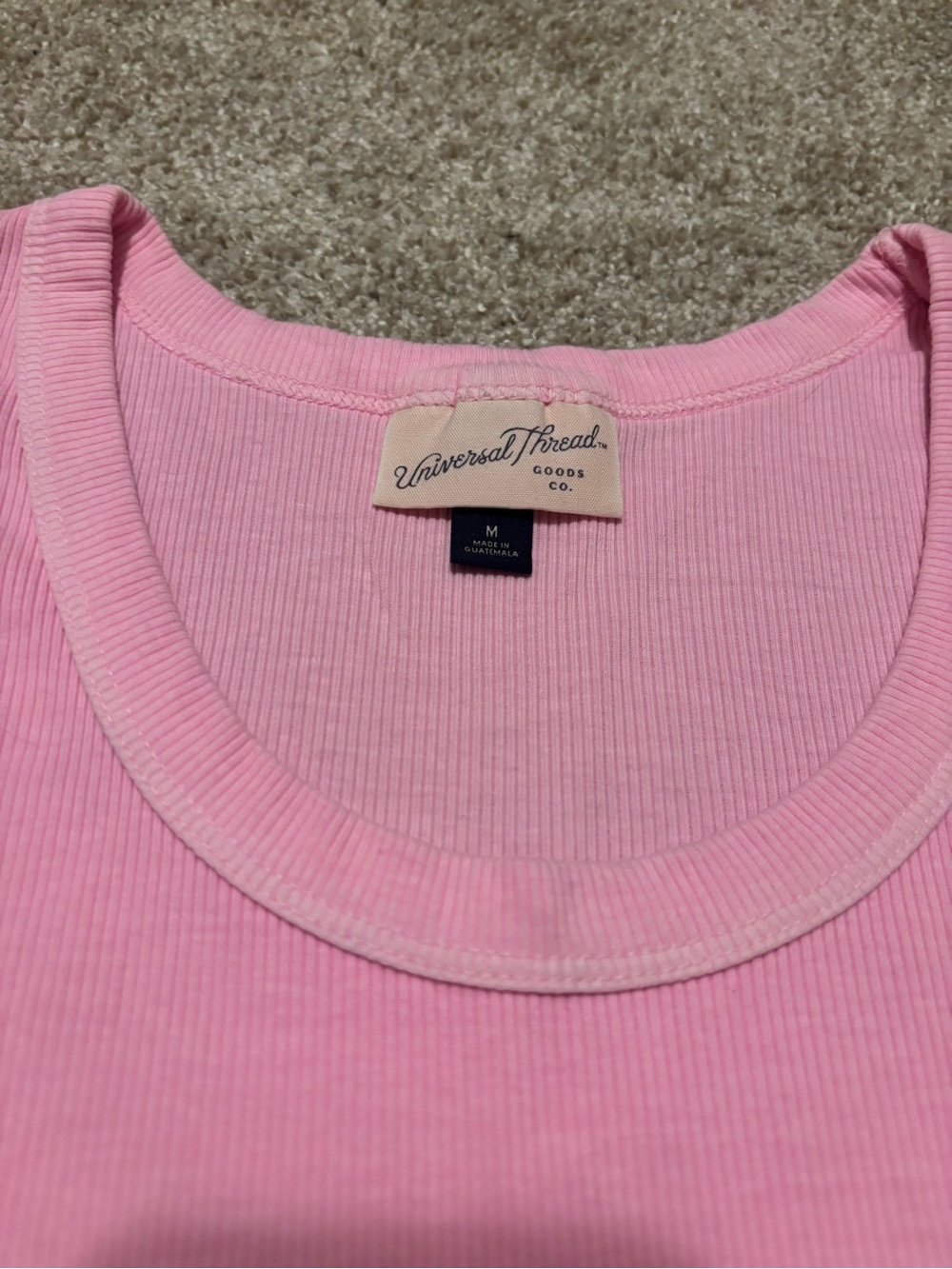 Target Pink Ribbed Tank Top - Women's - Picture 2 of 3
